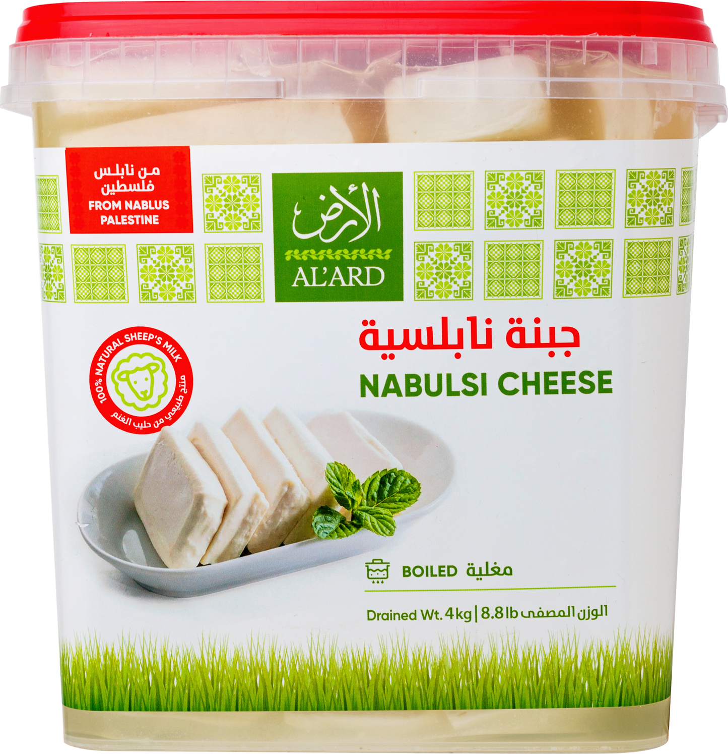 AUTHENTIC NABULSI SHEEP CHEESE - 4KG